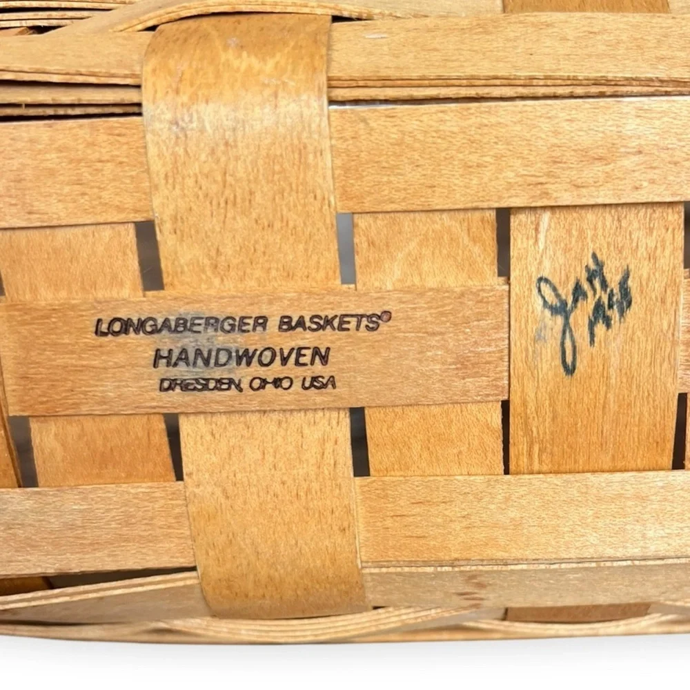 🌻Vintage Longaberger Cracker or Bread Baskets SET OF TWO (2)